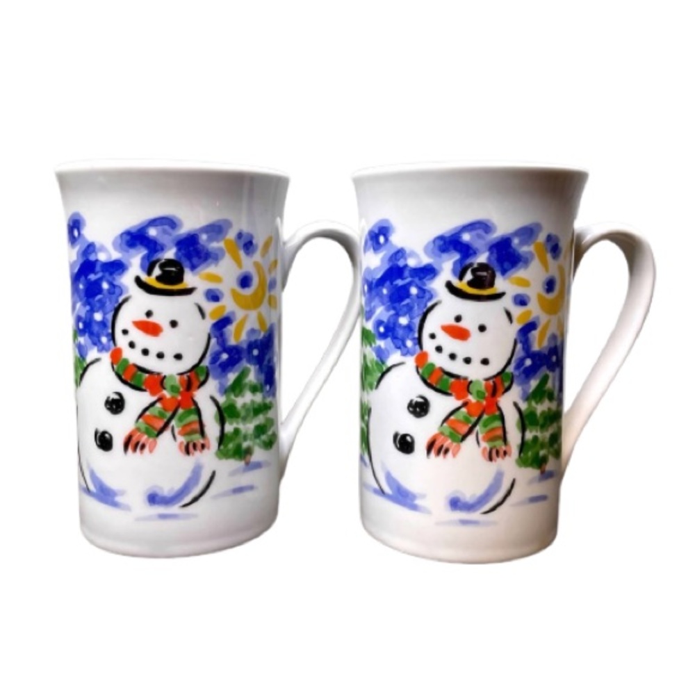 Studio Nova Christmas MZ462 Coffee Mugs Snowman White